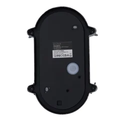 QAZQA Außenwandleuchte Silber Oval IP44 - Noutica