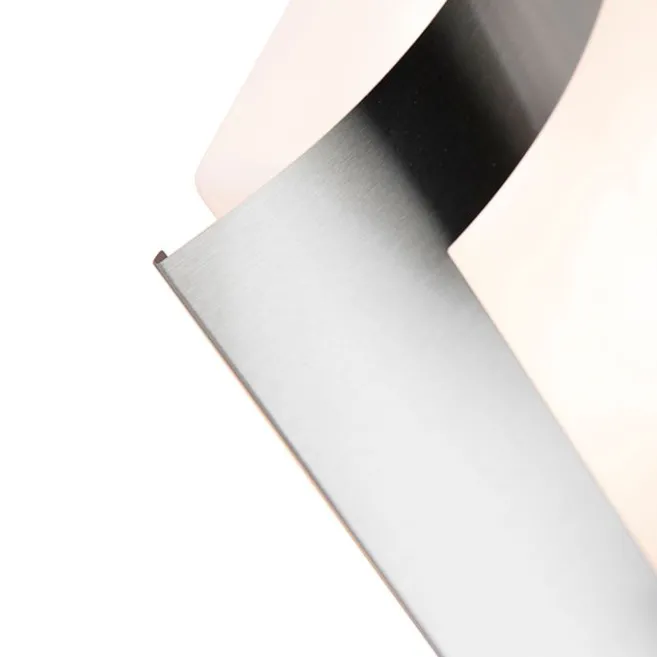 QAZQA Außenwandleuchte Stahl IP44 Hell-Dunkel-Sensor - Emmerald 1