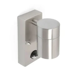 QAZQA Außenwandleuchte Stahl IP44 mit Bewegungsmelder - Solo