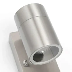 QAZQA Außenwandleuchte Stahl IP44 mit Bewegungsmelder - Solo