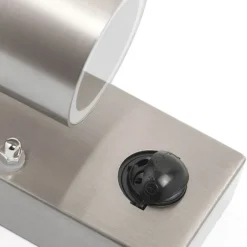 QAZQA Außenwandleuchte Stahl IP44 mit Bewegungsmelder - Solo