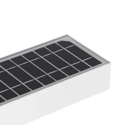 QAZQA Außenwandleuchte weiß mit Abblendlicht und Solarsensor - Kayo