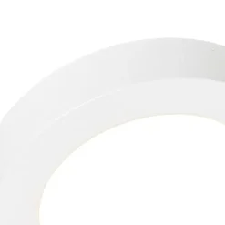 QAZQA Aufbau- oder Einbaustrahler weiß 14 cm inkl. LED 3-Stufen-Dim-to-Warm mit Dip-Schalter - Trans