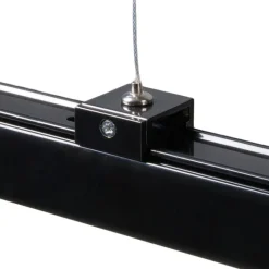 QAZQA Aufhängeset für 3-Phasen Schiene schwarz - 3-phasig