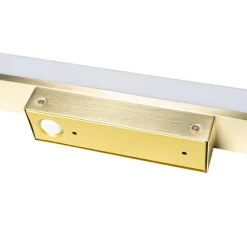 QAZQA Badezimmer Wandleuchte Messing 92 cm inkl. LED IP44 - Cascada