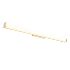 QAZQA Badezimmer Wandleuchte Messing 92 cm inkl. LED IP44 - Cascada