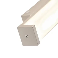 QAZQA Badezimmerwandleuchte Stahl 32 cm inkl. LED IP44 - Cascada