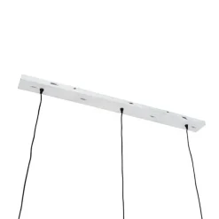 QAZQA Bambus-Hängelampe mit weißem länglichem 3-Licht - Canna Diamond