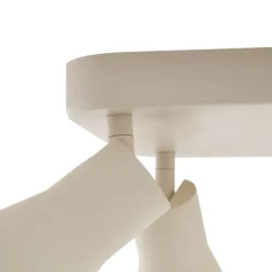 QAZQA Beige GU10 Deckenstrahler 50 mm quadratisch 4-flammig - Stanley