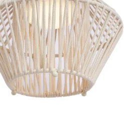 QAZQA Böhmische Tischleuchte Beige inkl. LED 3-Stufen-Dimmbar IP54 Solar Wiederaufladbar - Duco