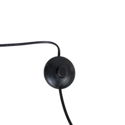 QAZQA Bogenleuchte Messing mit weißem Marmorsockel verstellbar - XXL