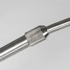 QAZQA Bogenleuchte Stahl Metallschirm 32 cm verstellbar - XXL