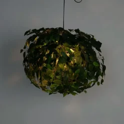 Trio Leuchten Boho Deckenleuchte Grün 3-flammig - Leavy