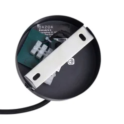 QAZQA Boho-Hängelampe Schwarz mit Bambus - Lily