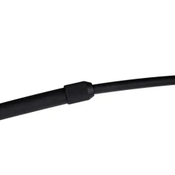 QAZQA Botanische Bogenlampe mit schwarzem Samt-Schirm Pfauen-Design 50 cm - XXL