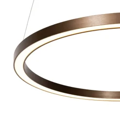 QAZQA Professional Bronze Hängelampe 60 cm inkl. LED 3-stufig dimmbar - Girello