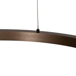 QAZQA Professional Bronze Hängelampe 60 cm inkl. LED 3-stufig dimmbar - Girello