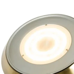 QAZQA Bronze Stehleuchte inkl. LED und Dimmer mit Leselampe - Fez