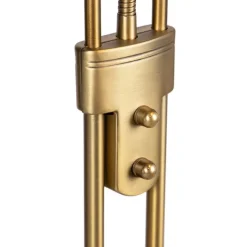 QAZQA Bronzene Stehleuchte mit Leselampe inkl. LED und Dimmer - Diva 2