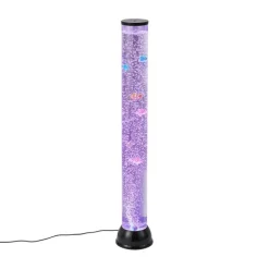 QAZQA Bubble Tube Schwarz 90cm inkl. LED RGB - Zoop