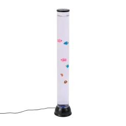 QAZQA Bubble Tube Schwarz 90cm inkl. LED RGB - Zoop
