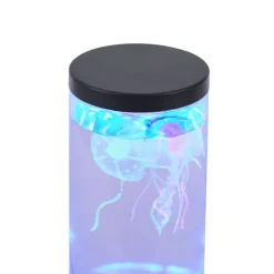 QAZQA Bubble Tube Schwarz 30cm inkl. LED RGB - Dweller