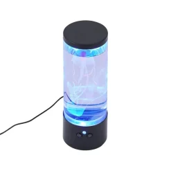 QAZQA Bubble Tube Schwarz 30cm inkl. LED RGB - Dweller