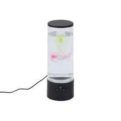 QAZQA Bubble Tube Schwarz 30cm inkl. LED RGB - Dweller