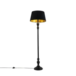 QAZQA Classic Stehlampe schwarz - Classico