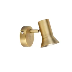 QAZQA Decken - und Wandstrahler Bronze drehbar und neigbar - Karin 1