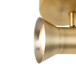 QAZQA Decken - und Wandstrahler Bronze drehbar und neigbar - Karin 1