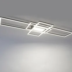 Trio Leuchten Deckenleuchte Anthrazit inkl. LED, Fernbedienung - Riha