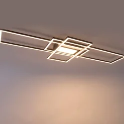 Trio Leuchten Deckenleuchte Anthrazit inkl. LED, Fernbedienung - Riha