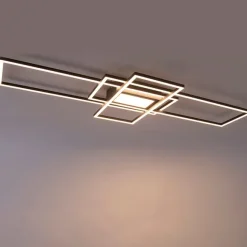 Trio Leuchten Deckenleuchte Anthrazit inkl. LED, Fernbedienung - Riha