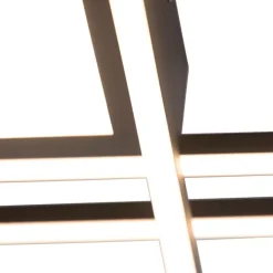 Trio Leuchten Deckenleuchte Anthrazit inkl. LED, Fernbedienung - Riha