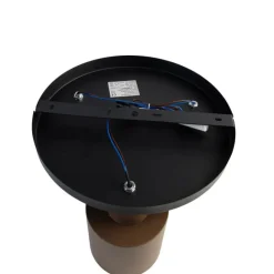 Trio Leuchten Deckenleuchte Bronze mit Taupe und Beige 3-flammig - Ans