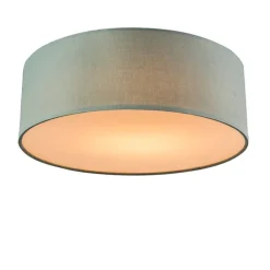 Kinder QAZQA Deckenleuchte grün 30 cm inkl. LED - Drum LED