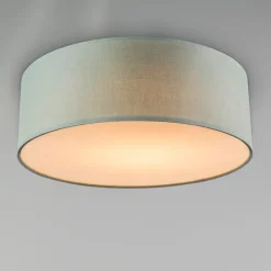 Kinder QAZQA Deckenleuchte grün 30 cm inkl. LED - Drum LED