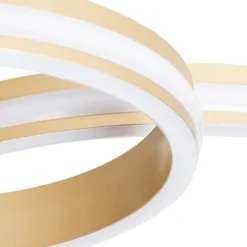 QAZQA Deckenleuchte Messing inkl. LED 3-stufig dimmbar 4-flammig - Navara