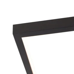 QAZQA Deckenleuchte schwarz inkl. LED 3 Stufen dimmbar 4-Licht - Lejo