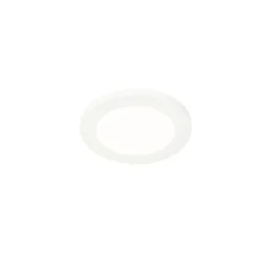 QAZQA Deckenleuchte weiß 17 cm inkl. LED 3-stufig dimmbar IP44 - Steve