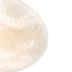 Shada Deckenleuchte weiß inkl. LED und Dimmer mit Fernbedienung - Mähne