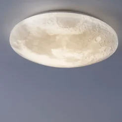 Shada Deckenleuchte weiß inkl. LED und Dimmer mit Fernbedienung - Mähne