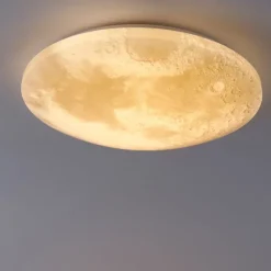 Shada Deckenleuchte weiß inkl. LED und Dimmer mit Fernbedienung - Mähne