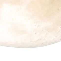 Shada Deckenleuchte weiß inkl. LED und Dimmer mit Fernbedienung - Mähne