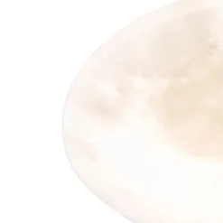 Shada Deckenleuchte weiß inkl. LED und Dimmer mit Fernbedienung - Mähne