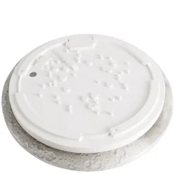 Shada Deckenleuchte weiß inkl. LED und Dimmer mit Fernbedienung - Mähne