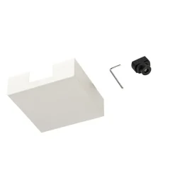 QAZQA Deckenplatte Schienensystem weiß quadratisch 1-phasig - Iconic