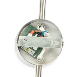 QAZQA Deckenstrahler aus Stahl mit weißem Schirm, 3-flammig verstellbar – Hetta