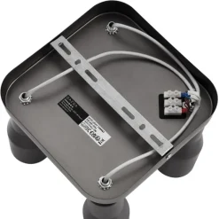 QAZQA Deckenstrahler Gunmetal GU10 50 mm quadratisch 4-flammig - Stanley